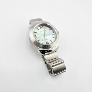 Rare Vintage TOKYObay Tokyo Bay Men's Quartz Green Orange Retro Men's Watch